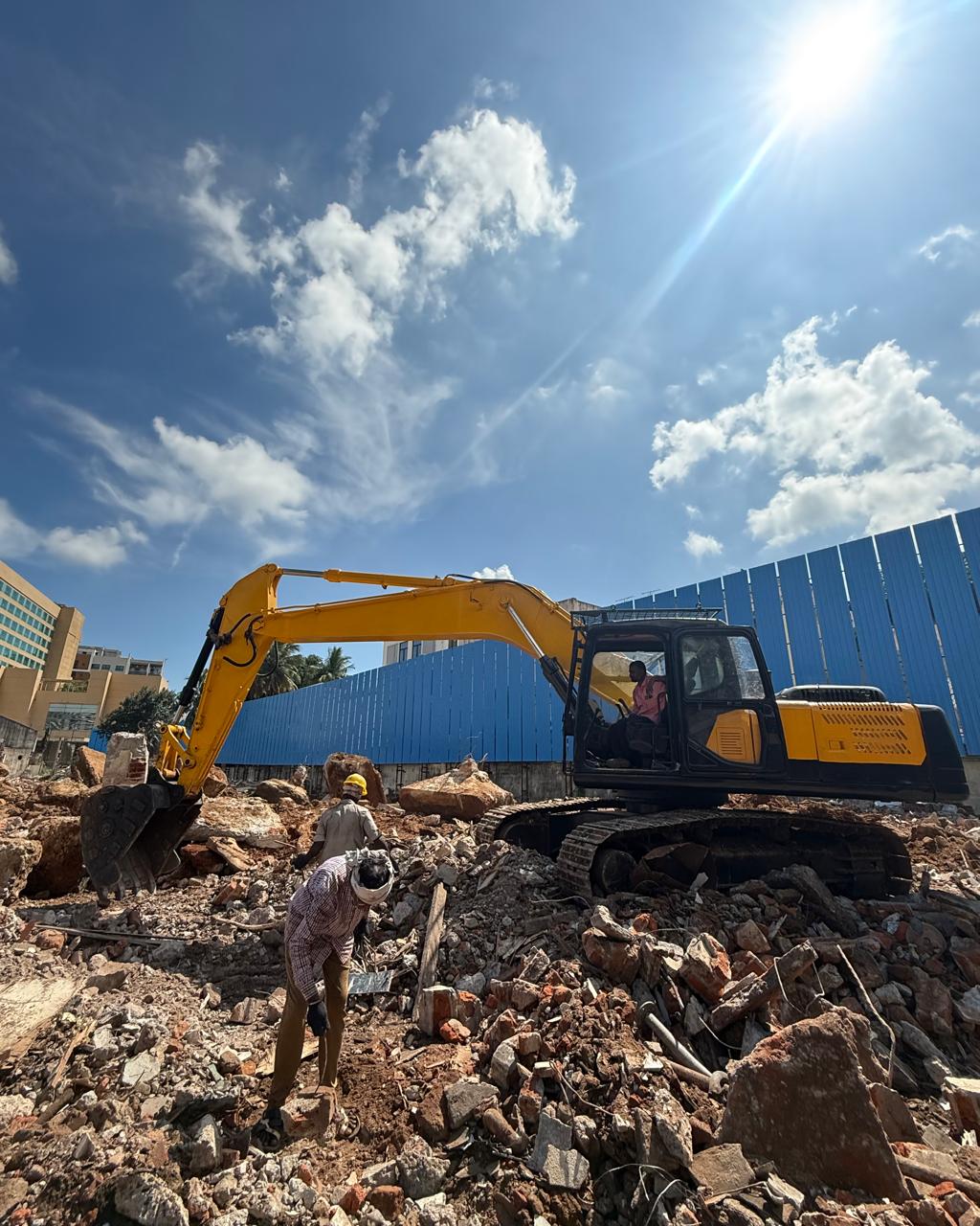 SAK Associates Chennai demolition project
