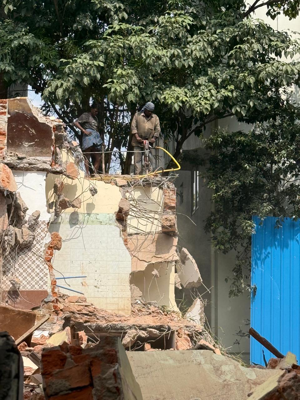 SAK Associates Chennai demolition project