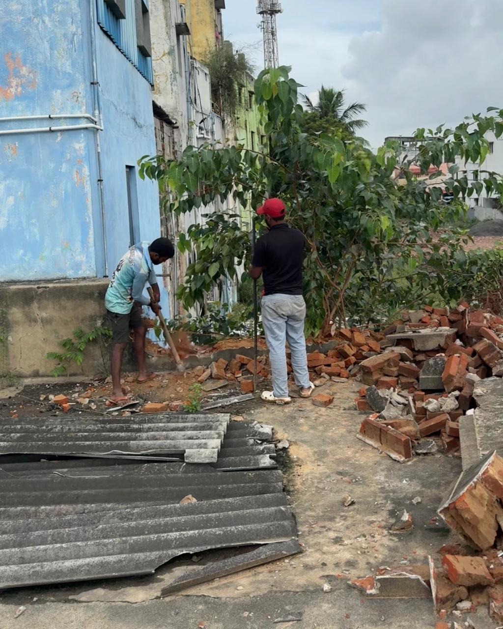 SAK Associates Chennai demolition project